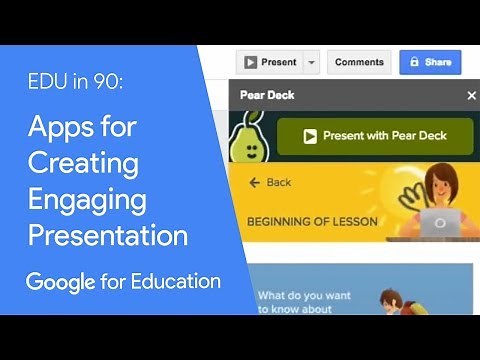 EDU in 90: Apps for Creating Engaging Presentations