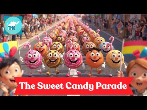The Sweet Candy Parade | Kids Poem & Song | Halloween Poems | Little Munchkins Club