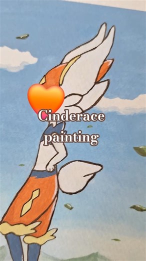 I painted Cinderace