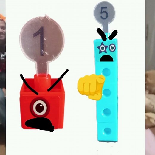 numberblocks 1 slaps all numberblocks and numberblocks 5 make numberblocks 1 grounded