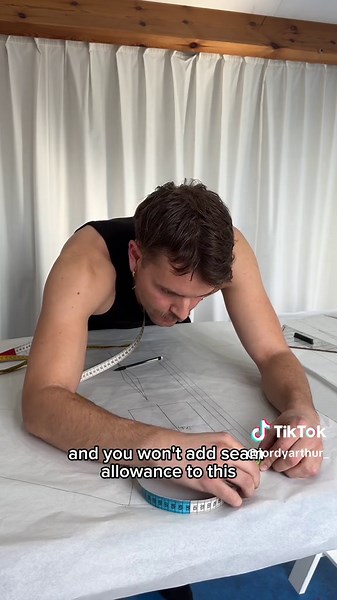 Basic pattern making tip 📐 You might already be doing this, if not START NOW 🫶 #patternmaking #sewingtips #fashiondesigner