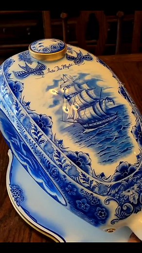 Please keep a buoyant heart. #custompaint #art. #chopper #harleydavidson