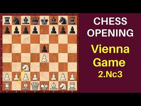 Chess Opening: Vienna Game 2.Nc3 | Ideas and Traps