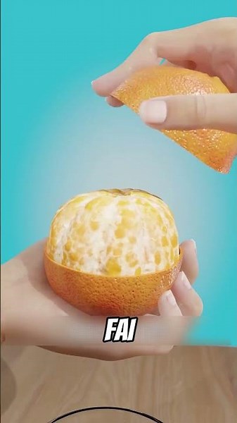 HOW TO MAKE A CANDLE AT HOME USING ONLY AN ORANGE