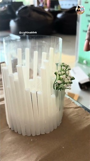 Turn Waste into an Aesthetic Flower Lamp 🌸✨ | DIY Home Decor #Shorts