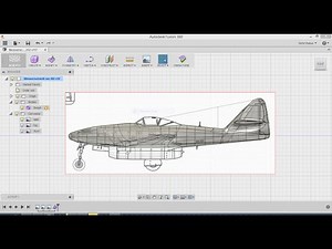 Messerschmitt me 262 with Fusion 360