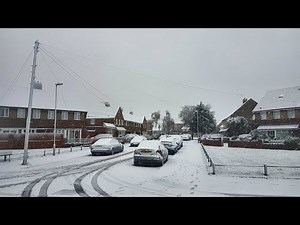 First Snowfall Of The Winter In London, 10th December 2017.