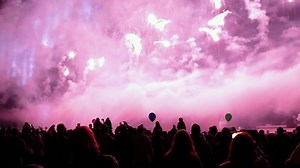 Festive Fireworks Night Sky Bright Dynamic Stock Footage Video (100% Royalty-free) 1031786285 | Shutterstock