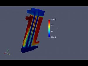 3D CFD simulation of the shell and tube heat exchanger with OpenFOAM