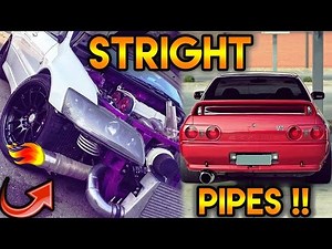 7 Cars That Sound AMAZING With STRAIGHT PIPES #ep2 !(Skyline,Evo,350z,rx7,neon srt 4,volvo s60)