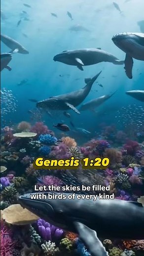 Genesis 1 20 - God Creating The World 🙏🙏🙏