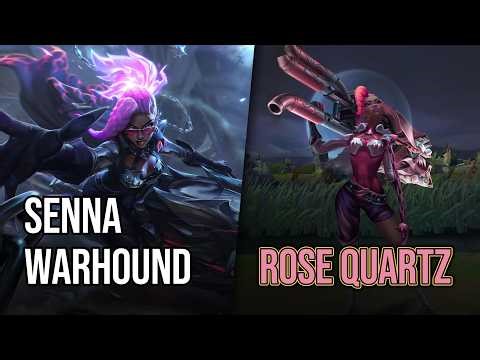 Warhound Senna Skin | League of Legends | Rose Quartz Chromas