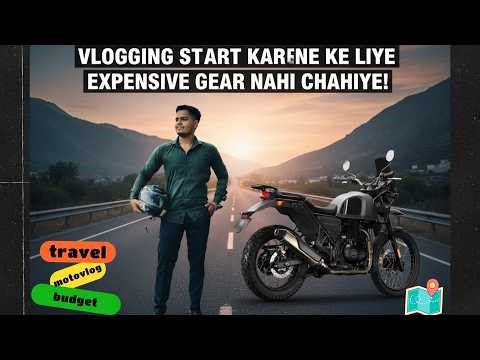 Moto Vlogging Start Tips/moto vlog without expensive gear #motovlogger