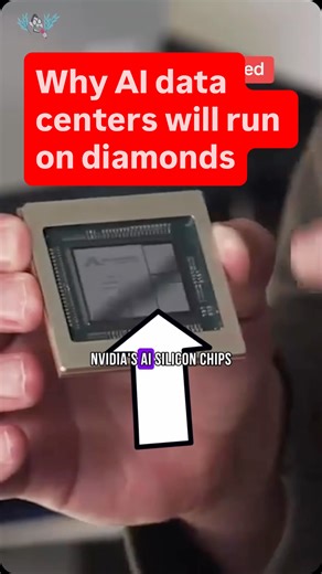 Speedify | Manufacturers are pushing the limits of AI chip design and this time, they’re turning to diamonds. As AI data centers consume more power... | Instagram