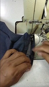 Sewing jeans hems #shorts #diy #craft tutorial #sewing