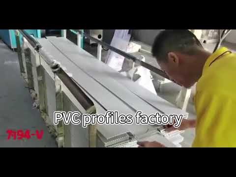 PVC profiles factory workshop custom PVC extrusion profiles #plasticextrusion #pvctrunking
