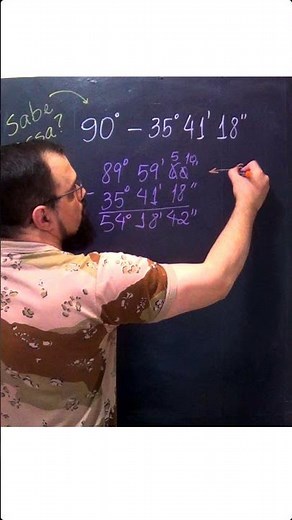 complemento de um angulo