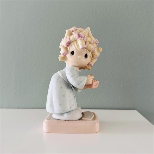 Rare Vintage Precious Moments Figurine 'the Spirit is Willing but the Flesh is Weak' No Box, Collectible Keepsake Perfect Christmas Gift - Etsy