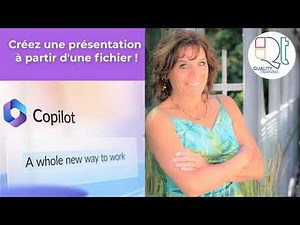 Copilot en PowerPoint : Créez une présentation à partir d'un fichier Word !