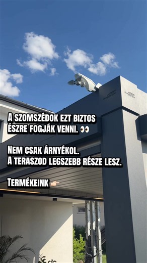 Prémium pergola telepítés egyedi méretben! ☀️ Modern alumínium pergola motoros lamellákkal, LED világítással és ZIP Screen árnyékolással. Ha pergolát, terasztetőt vagy teraszfedést keresel, nézd meg a referencia munkáinkat! Kérj személyre szabott ajánlatot még ma! 🏡 #pergola #teraszteto #bioklimatikuspergola #fy #pergolas