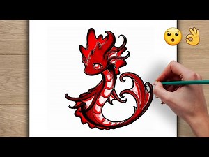 How To Draw A Dragon Easy