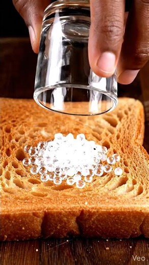 Satisfying Crushing Glass Balls In Bread. #subscribe #viral #satisfying