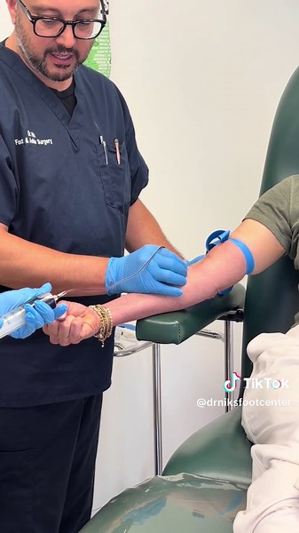 Prp Achilles tendon injection pt.1 #fyp #prp #achilles tendinitis #healing #podiatry