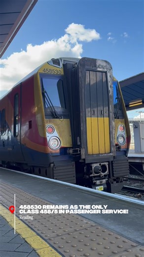 458536Nemains as the only class 458/5 in passenger service! #458 #swr #juniper #fyp #class458juniper