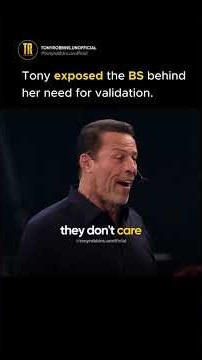 Tony exposed her ego ‪@TonyRobbinsLive‬ #TonyRobbins #SelfWorth #SelfAwareness
