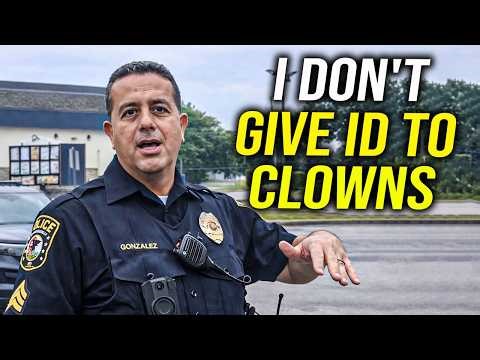 In “Power-Tripping Cops Ego DESTROYED! GET OFF MY PROPERTY! ID Refusal & Walk of Shame