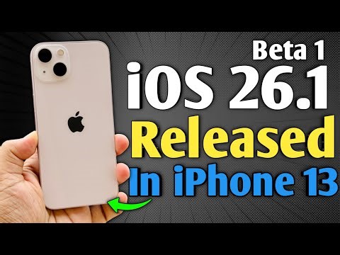 iOS 26.1 Beta 1 is Released - What's New in iPhone 13