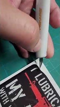 sticker not coming up off backing paper solution.