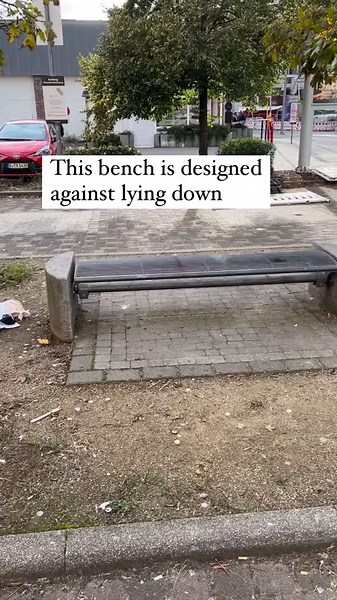 Understanding Hostile Design in Urban Planning: The Roll-Off Bench Example