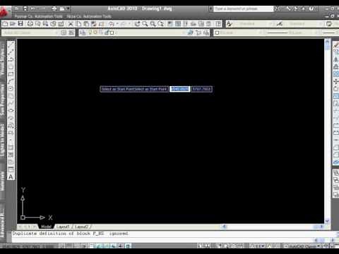 Example of automatic drawing in AutoCAD by VBA (Single Line Diagram)