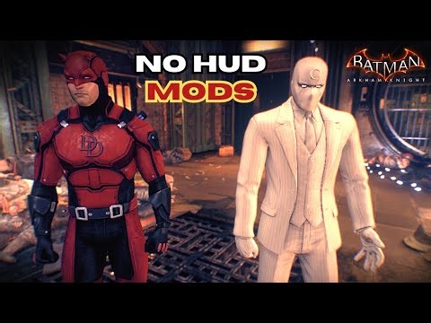 Mr KNIGHT And DAREDEVIL ARKHAM KNIGHT MOD SHOWCASE