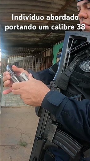 Individual approached carrying a .38 caliber revolver #gtop #police #shorts #pmdf #police #cac #e...