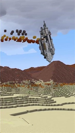 Proximity warning... Planetfall imminent... Brace for impact... #minecraft #createmod #jaffafactory
