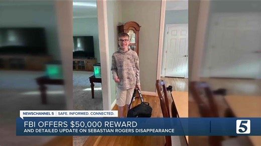 FBI issues update on missing case of Sebastian Rogers