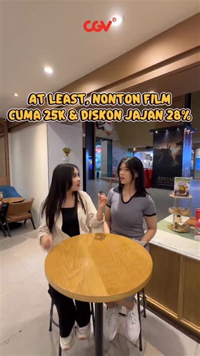 CGV Cinemas Indonesia on Instagram: "At least, ketawa-ketiwi nonton film tetep hemat dengan tiket cuma 25K di CGV! 🍿 Ada promo lainnya lohh~ Dengan beli minimal 1 tiket film tersebut, kamu langsung dapetin diskon 28% combo menu! Periode promo mulai 11 Februari 2026 Promo berlaku secara online untuk Combo Solo, Combo Duo, Combo Snack, Combo Special! Beli tiketnya sekarang di app/web CGV! #PromoSerudiCGV #SemuaSerudiCGV"