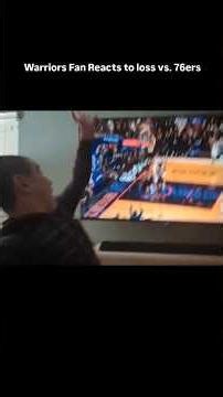 Warriors Fan Reacts to Game Winner loss vs. 76ers! V.J. Edgecombe #nba #warriors #76ers