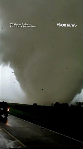 Building explodes as dramatic footage shows a tornado ripping everything to shreds #shorts #usa #us