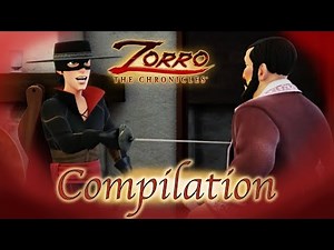 Les Chroniques de Zorro | Episode 16 - 18 | 1 Heure COMPILATION | Dessin animé de super-héros