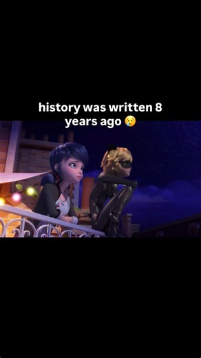 ladyblognews on Instagram: "‘GLACIATOR’ 2x03 premiered 8 years ago on TFOU. #miraculousladybug #miraculous #marichat #chatnoir #ladybug"