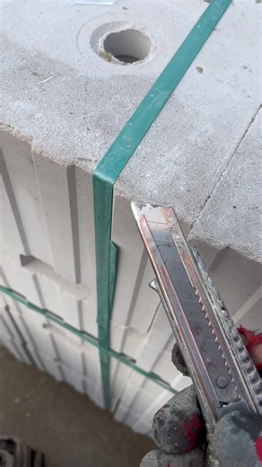 Cutting Concrete Block with Precision Tools