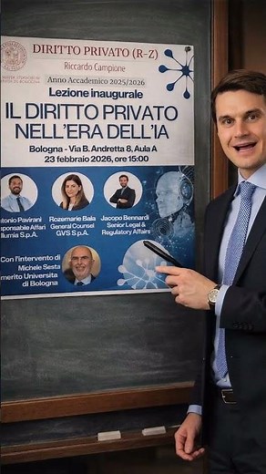 Il Diritto Privato nell'era dell'AI #ai#DirittoPrivato#Unibo#Innovazione #Formazione