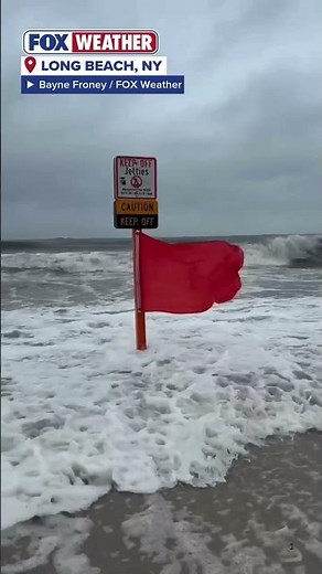 ⚠ 🌊 KEEP OFF: Intense Winds And Dangerous Waves Continue To Batter Coastal Areas Today In New York