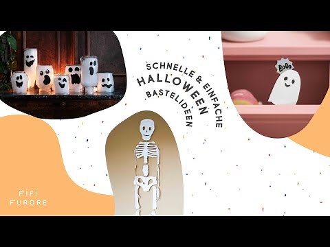 HALLOWEEN-IDEEN ZUM BASTELN MIT KINDERN | EINFACHE DIY-DEKO SELBER MACHEN | EINFACH, SCHNELL & SüSS
