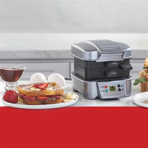 Craft hot sandwiches made with fresh ingredients just the way you like them. Ready to eat in 5 minutes or less! | Hamilton Beach | Facebook