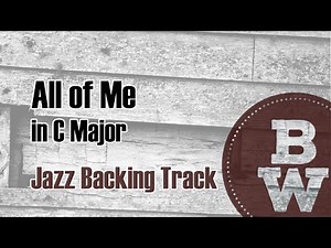 All of Me | Dixieland Backing Track | C Major 176 BPM