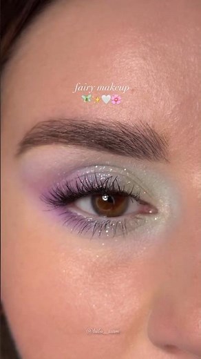 Easy Fairy Makeup Tutorial 🩵❄️ #shorts #makeup